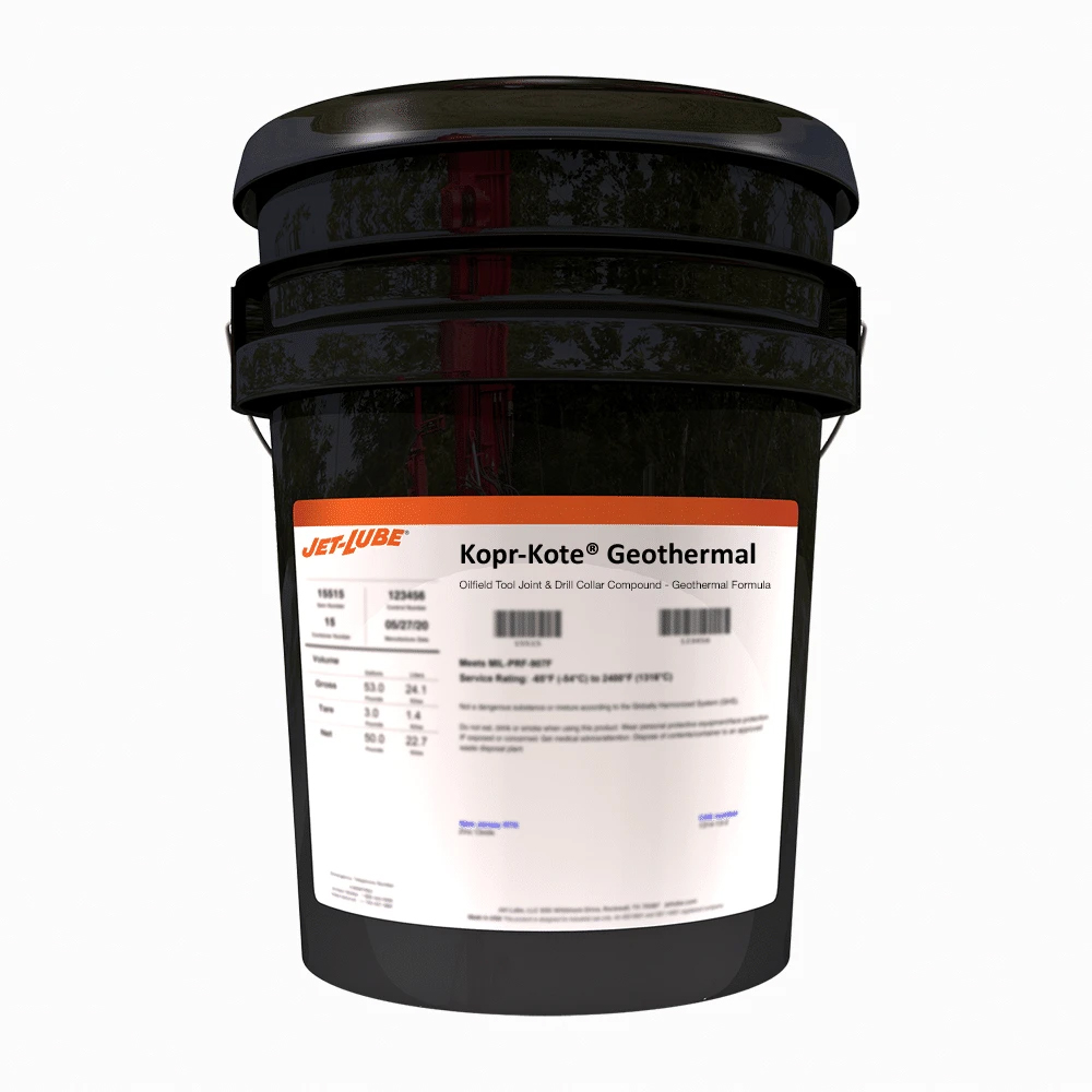 10224 – JET-LUBE KOPR-KOTE GEOTHERMAL 15 gal pail Part Number: 10224