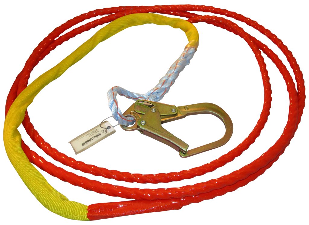 Industrial HD Tangle Free Guiding Tagline Redtail Coated With Snaphook