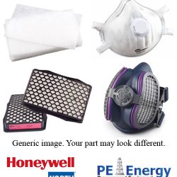 Respirador Purificador de Aire Miller® LPR-100™ de Media Cara Mediano/Grande con 2 Filtros P100