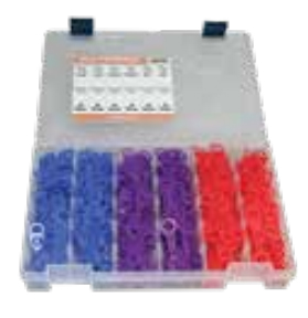 3 COLOR GREASE FITTING PROTECTOR KITS Sistema de Gestión de Lubricación OilSafe