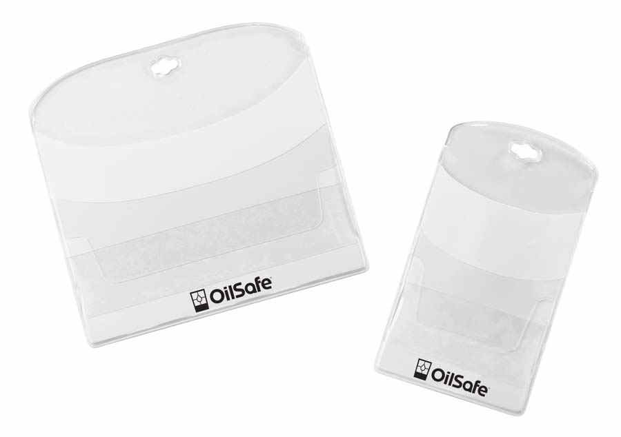 Oil Safe 200101 Label Pocket 2 x 3.5 Sistema de Gestión de Lubricación OilSafe