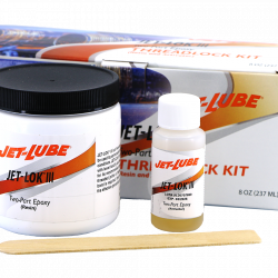 Jet-Lube JET-LOK III Bloqueador de Roscas / Epoxi de Dos Componentes