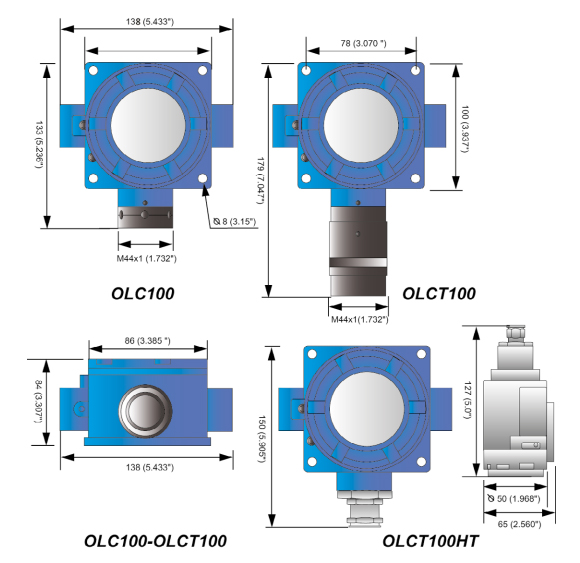 Oldham Simtronics OLC(T) 100 Fixed Gas Detector