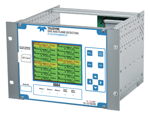 Teledyne 8864 Controller - Multichannel Gas And Flame Monitoring System