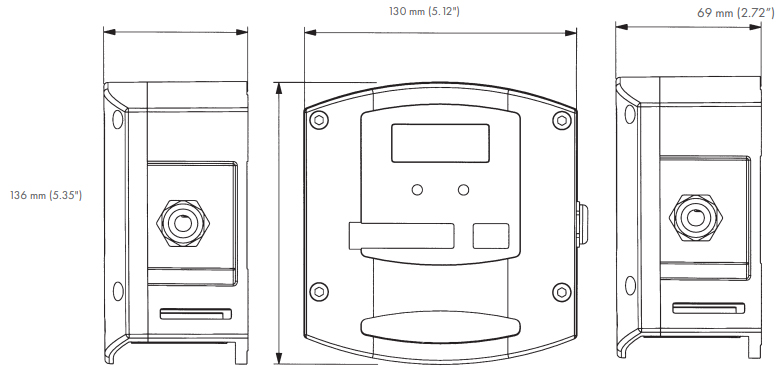 Oldham Simtronics CTX 300 Fixed Toxic Gas Detector