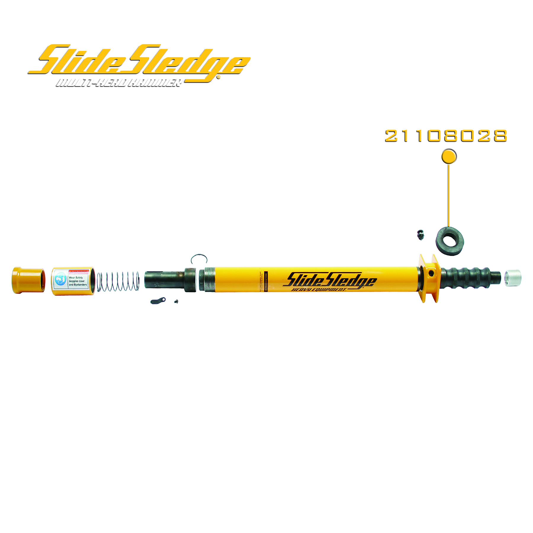 slidesledge 3 drive bar rubber hand stop 21108028