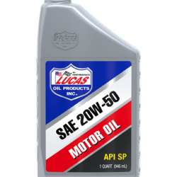 Lucas Oil 20W-50 Plus Aceite de Alto Rendimiento