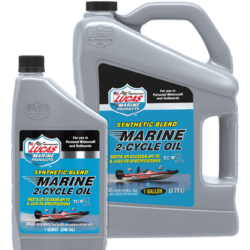 Aceite Marino Sintético Mezclado Lucas Oil para Motores 2 Tiempos