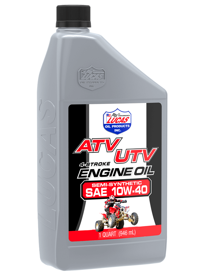 semi synthetic 10w 40 atv utv oil qt2