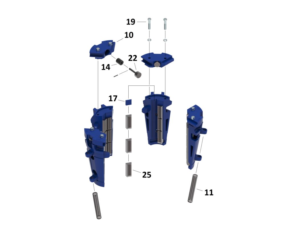 YT Slim Hole Slip Assembly Breakdown 2 Keystone