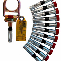 2104562 - Anclaje de Perno D-ring 3M DBI-SALA para Concreto, 11 Pernos Extra, Compatible con Agujero de 11/16 pulg, 18 mm o 3/4 pulg