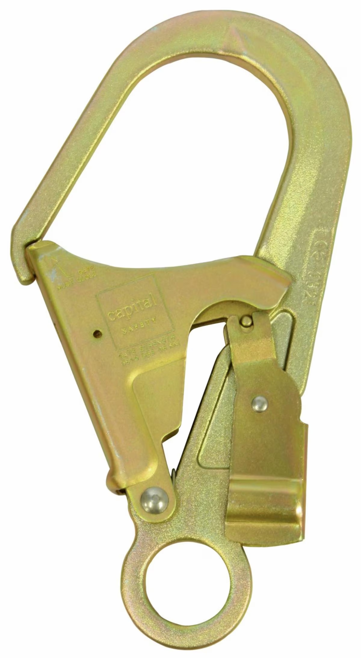 2109193 – 3M Double Locking Rebar Snap Hook 3600 lb Gate 2 1 2 in Throat