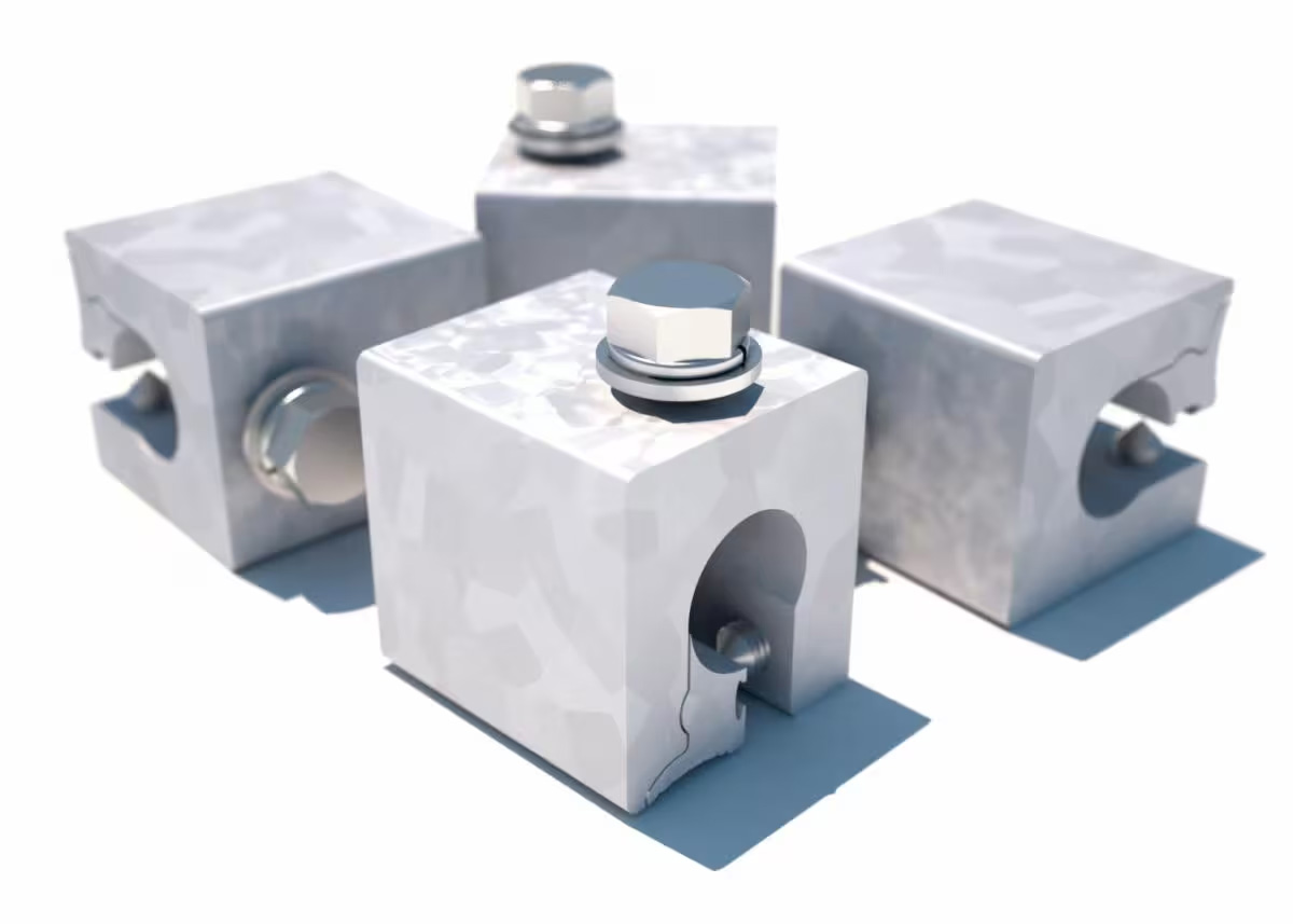 7241204 – 3M DBI SALA Z Maxi Clamp Fastener Kit For Roof Top Anchor Fits Bulb Standing Seam 4 ea Pack