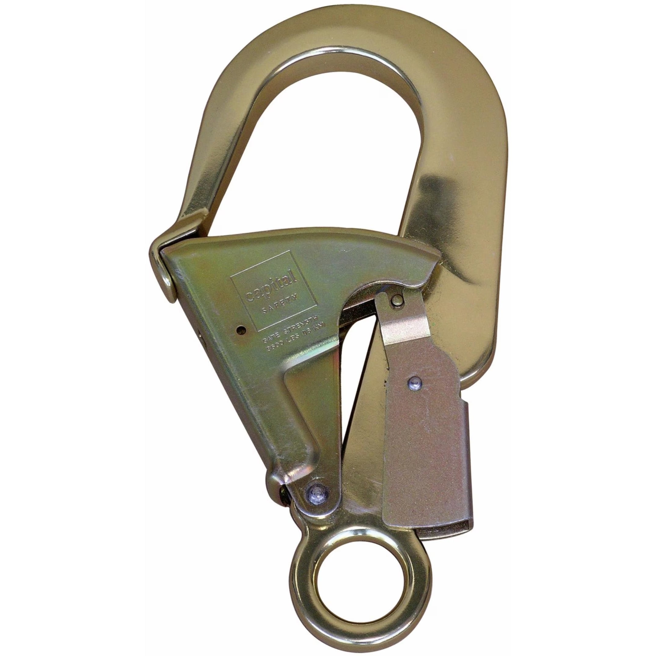 9502058 – 3M Double Locking Rebar Snap Hook Aluminum 3600 lb Gate 2 1 4 in Throat