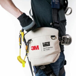 1500130 - Funda para Herramientas para Servicios Públicos 3M con Cierre de Cremallera, Lona, Blanca