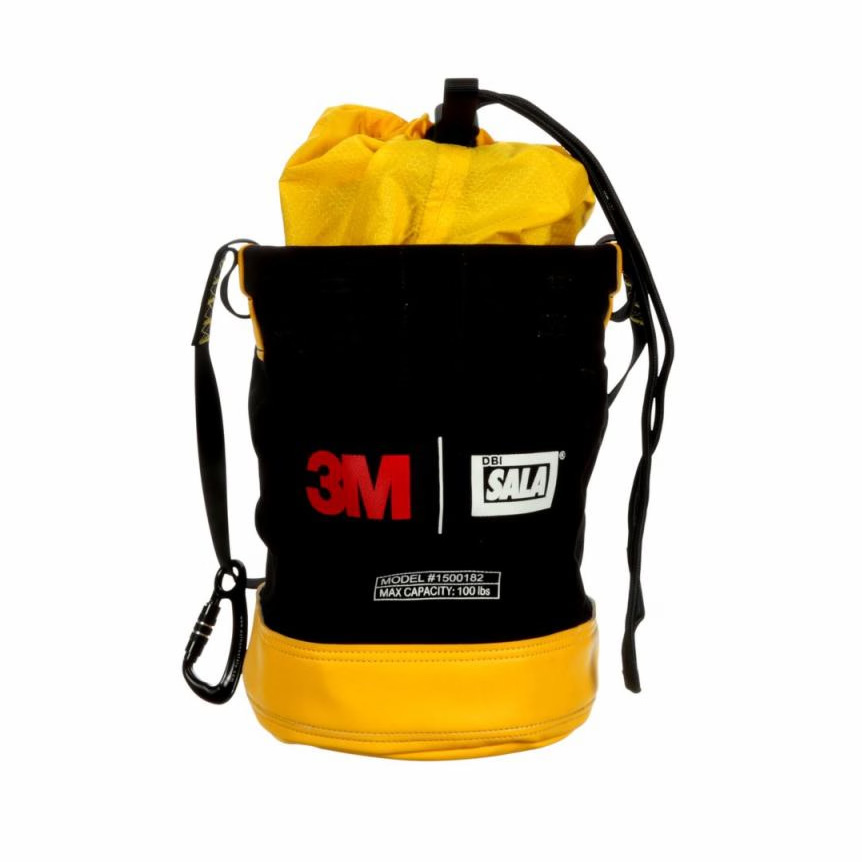1500182 – 3M Spill Control 2 1 Safe Bucket with Drawstring Closure 100 lb Capacity Canvas 12 5 in dia x 16 in