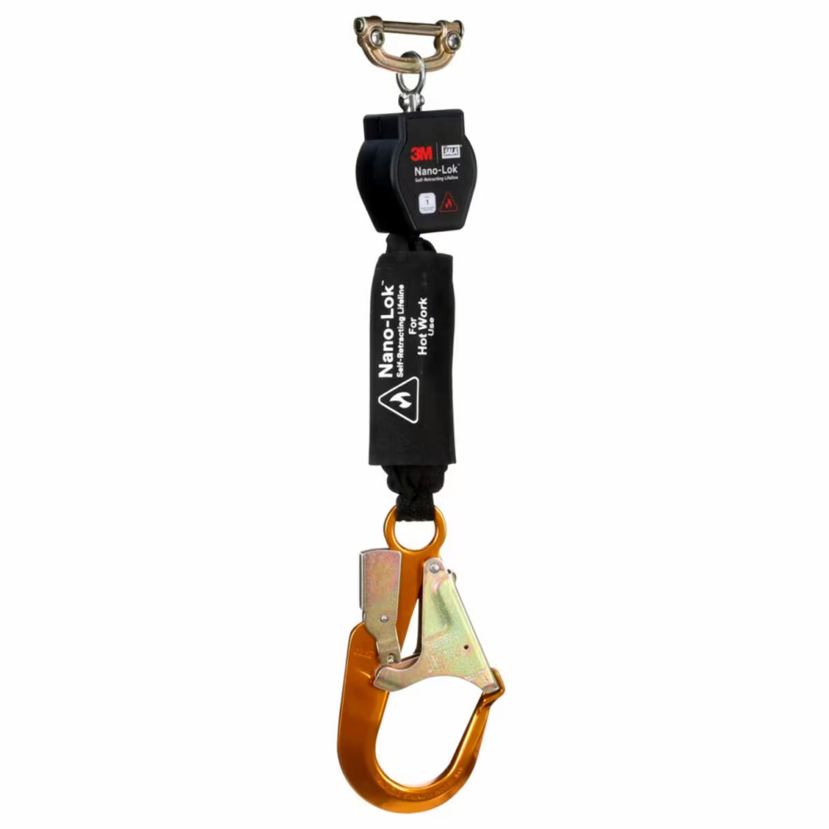 3100560 3M DBI SALA Nano Lok Hot Work Self Retracting Lifeline with Quick Connect Web Aluminum Rebar Hook 6 ft