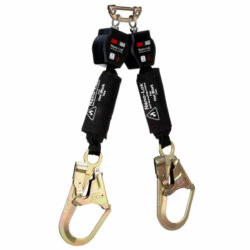 3100567 - Línea de Vida Retráctil Personal Gemela Nano-Lok Hot Work DBI-SALA 3M, Tela de Fibras de Kevlar, 6 pies