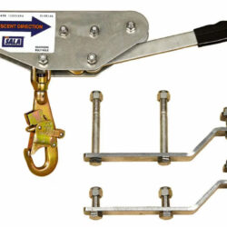 3302977 - Kit de Hardware para Descensor Automático de Alta Velocidad Inclinado 3M DBI-SALA Rollgliss, Gancho de Acero Galvanizado