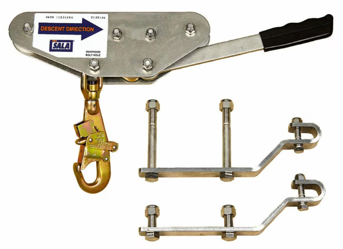 3302977 – 3M DBI SALA Rollgliss Sloped High Speed Automatic Descender Hardware Kit Galvanized Steel Hook