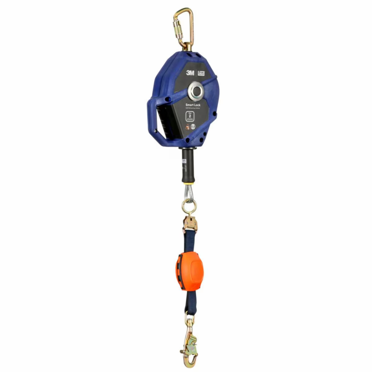3503850 3M DBI SALA Smart Lock Edge Modular Self Retracting Lifeline Galvanized Cable Steel Swivel Snap Hook 20 ft Class 2