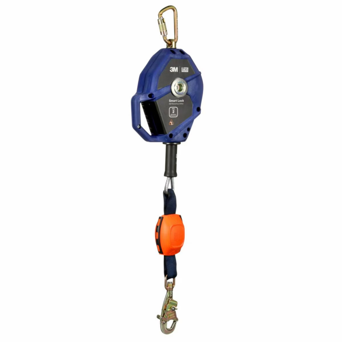 3503880 3M DBI SALA Smart Lock Edge Self Retracting Lifeline Galvanized Cable Steel Swivel Snap Hook 20 ft Class 2