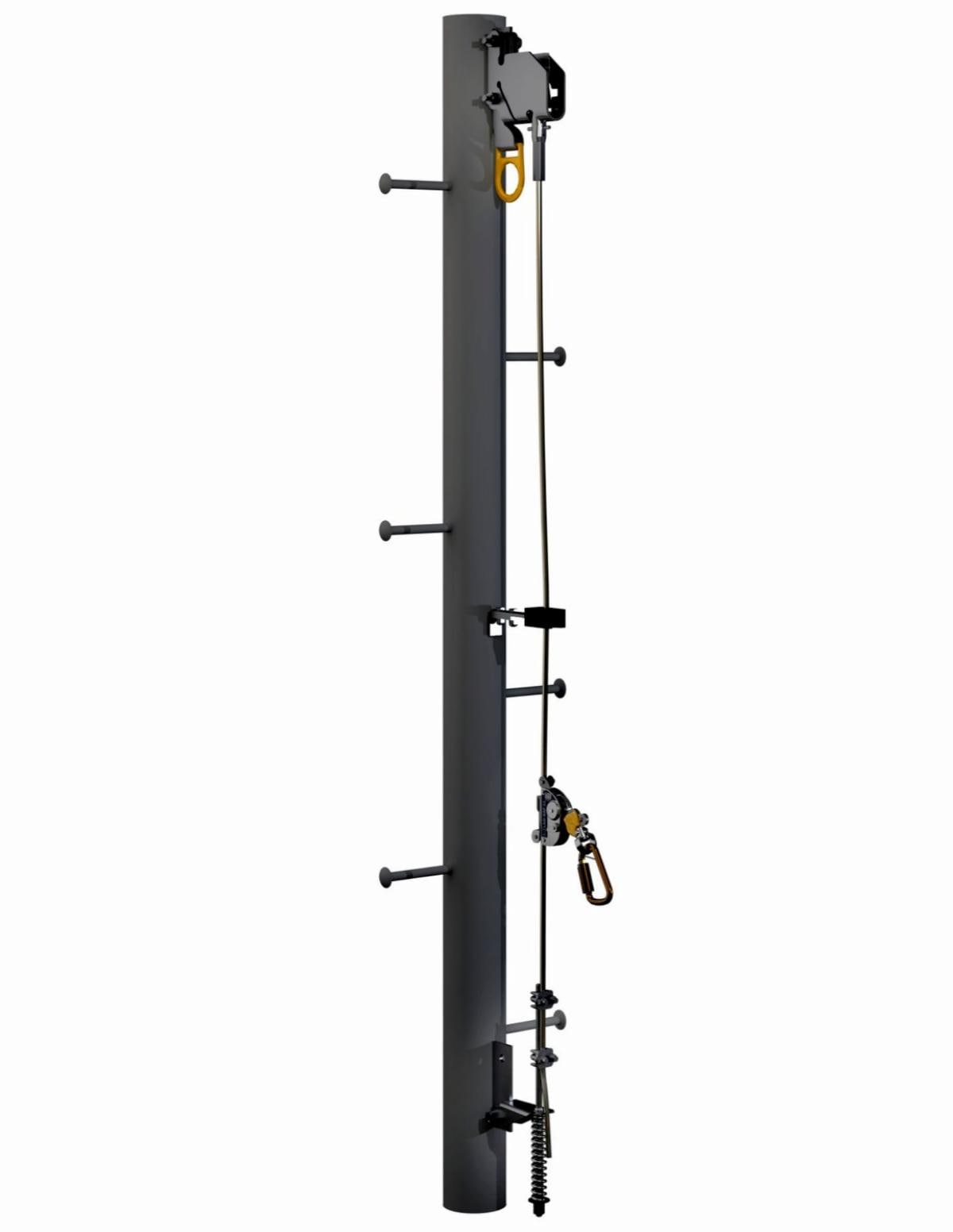 3m dbi sala lad saf cable vertical safety system product photography monopole1