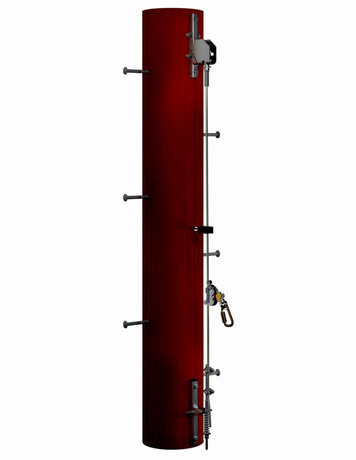 3m dbi sala lad saf cable vertical safety system product photography woodpole bracket system1