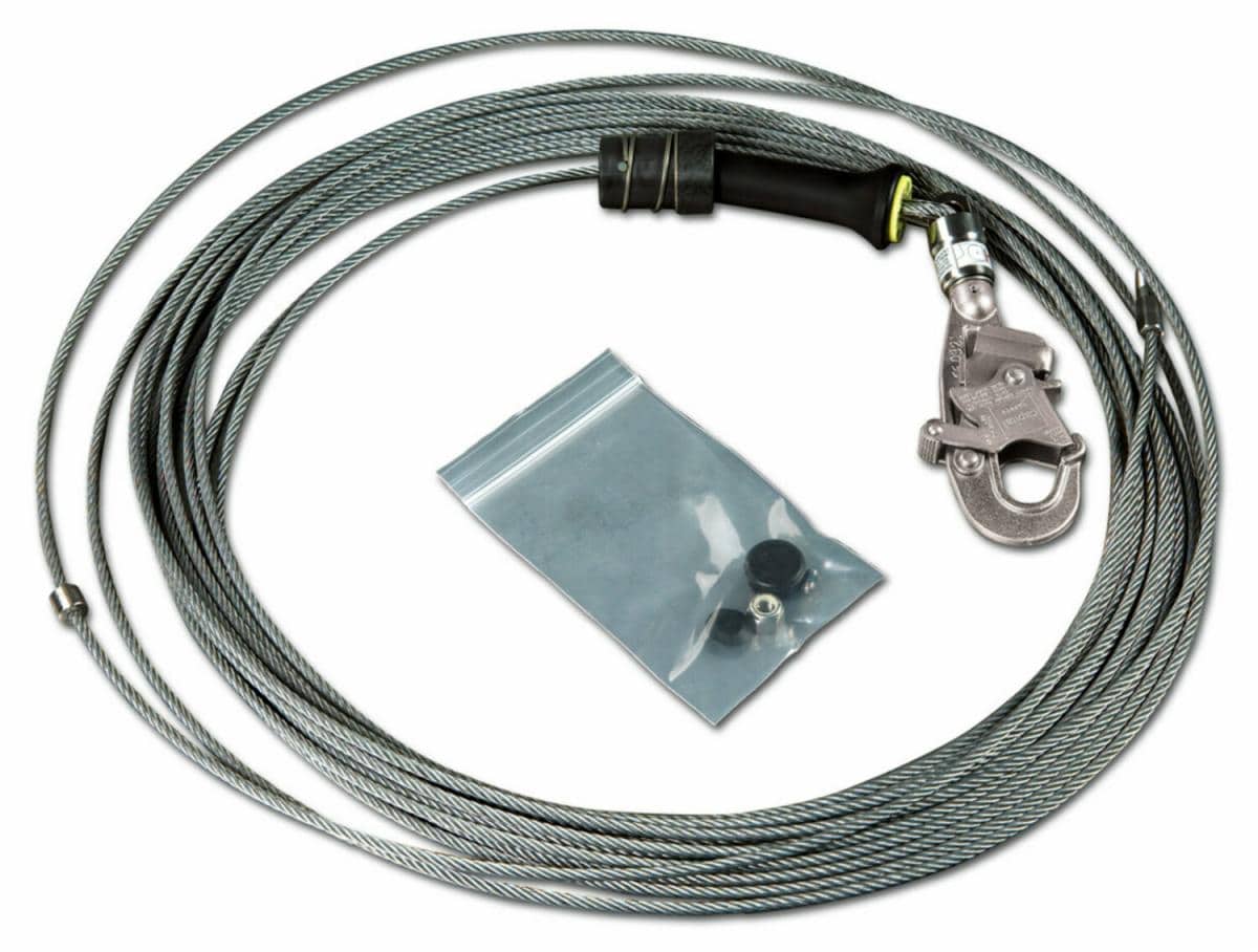 3m dbi sala sealed blok stainless steel cable assembly with hook 3900107 1 ea1