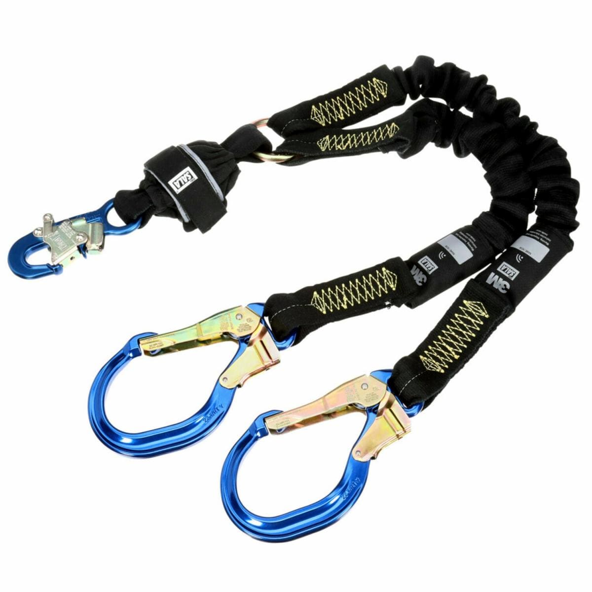 3m dbi sala shock absorbing arc flash 100 tie off stretch web lanyard 1246525 6 ft1