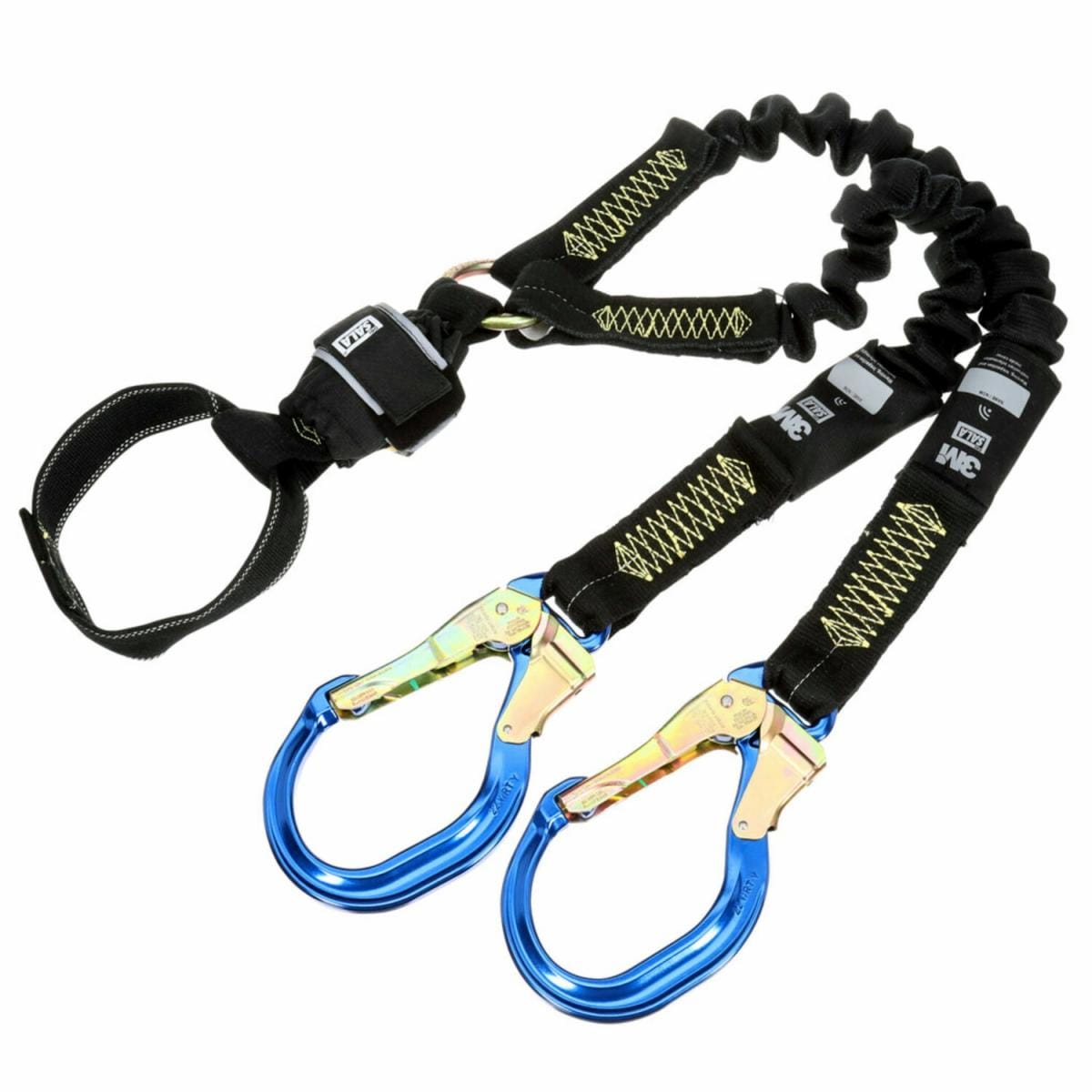 3m dbi sala shock absorbing arc flash 100 tie off web loop stretch lanyard 1246530 6 ft1