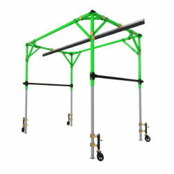 8530288 - Sistema de anclaje ajustable en altura 3M DBI-SALA Flexiguard con riel en marco tipo caja, para 2 usuarios, de 12 a 18 pies de altura, 12 pies de ancho