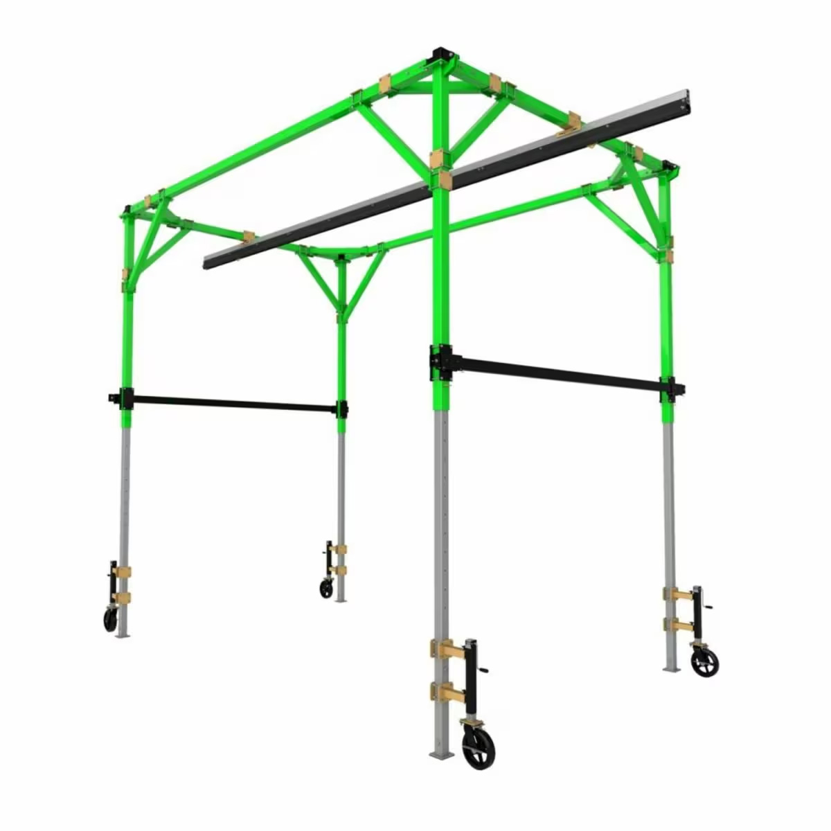 8530288 – 3M DBI SALA Flexiguard Box Frame Rail Adjustable Height Anchor System 2 User 12 – 18 ft High 12 ft Wide