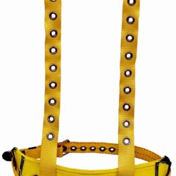 1003221 - Cinturón de posicionamiento Derrick con hebilla de lengüeta 3M DBI-SALA, con conector de arnés de hebilla de lengüeta, amarillo, grande
