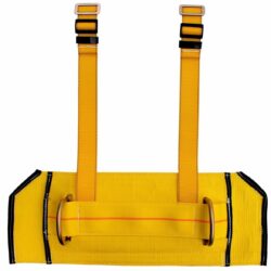 1000570 - Cinturón de Posicionamiento Derrick 3M DBI-SALA con Conector de Arnes de Correa de Suspensión Pasante, Amarillo, Universal