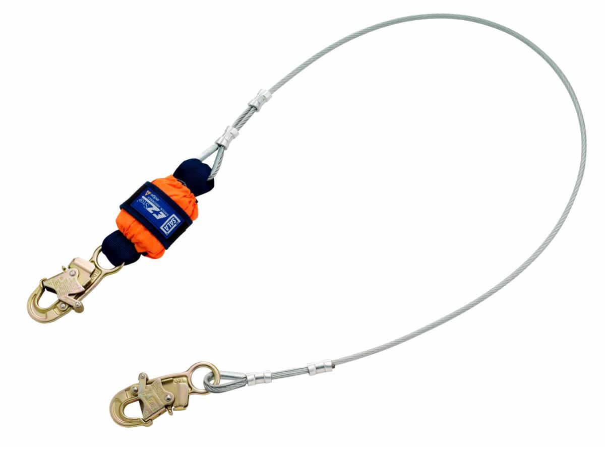 ez stop leading edge cable shock absorbing lanyard1