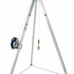 8301090 - Trípode de Aluminio 3M DBI-SALA para Espacios Confinados con SRL de 3 Vías, Trípode de 7 pies, Cable Galvanizado de 50 pies