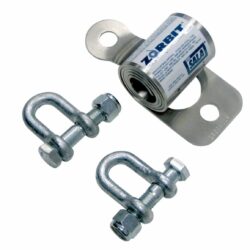 7401031 - Kit Absorbedor de Energía Horizontal de Metal 3M DBI-SALA con Hardware, 2 Grilletes