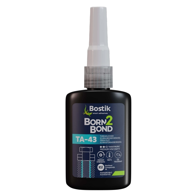 Bostik Born2Bond TA 43 Threadlocking Adhesive 1 lb Flat Top Can