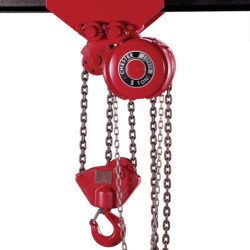 Chester Zephyr Polipasto Manual de Cadena con Carretilla Tipo Ejército, Capacidad 1/2 Toneladas, 8 pies - 1311-0050