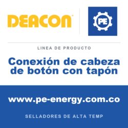 Deacon Conexión de cabeza de botón con tapón - Deacon Conexión de cabeza de botón con tapón