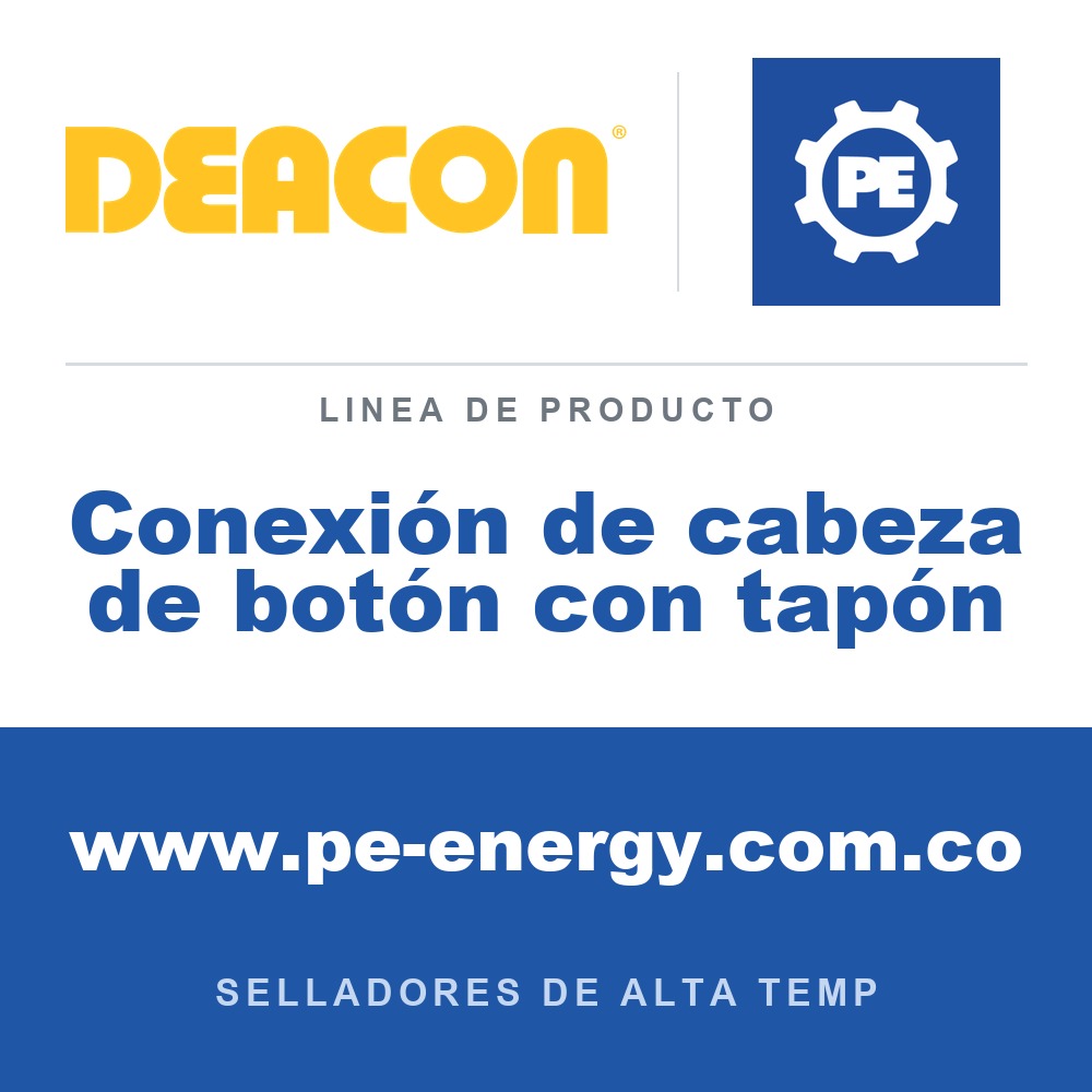 Deacon Conexión de cabeza de botón con tapón - Deacon Conexión de cabeza de botón con tapón