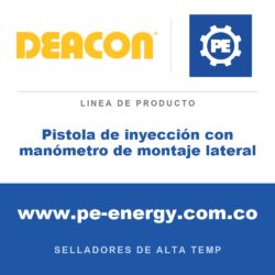 Deacon Pistola de inyección con manómetro de montaje lateral - Deacon Pistola de inyección con manómetro de montaje lateral
