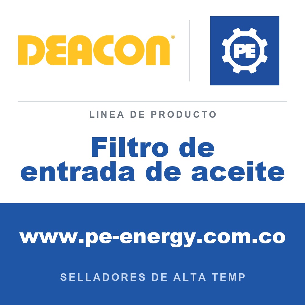 Deacon Filtro de entrada de aceite - Deacon Filtro de entrada de aceite