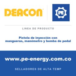 Deacon Pistola de inyección con mangueras, manómetro y bomba de pedal - Deacon Pistola de inyección con mangueras, manómetro y bomba de pedal