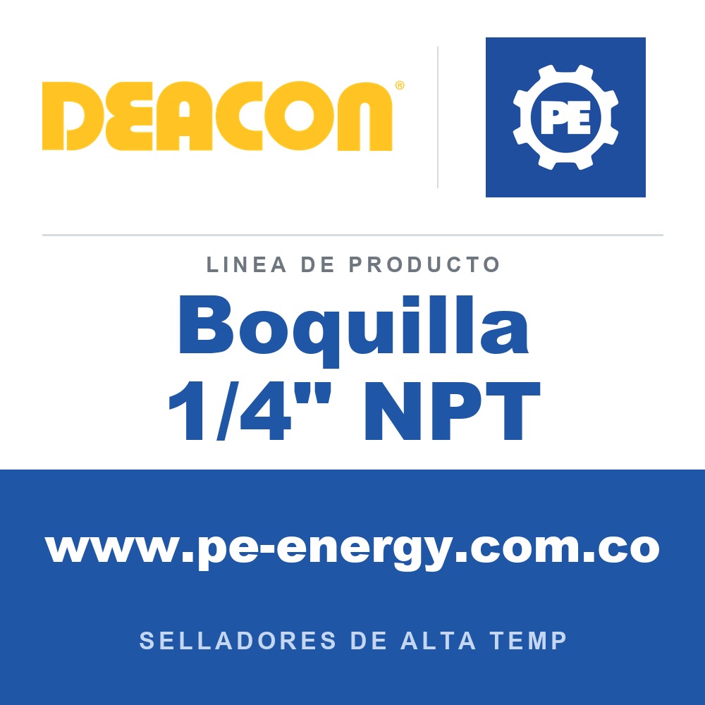 Deacon Boquilla 1/4" NPT - Deacon Boquilla 1/4" NPT