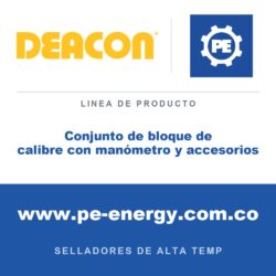 Deacon Conjunto de bloque de calibre con manómetro y accesorios - Deacon Conjunto de bloque de calibre con manómetro y accesorios