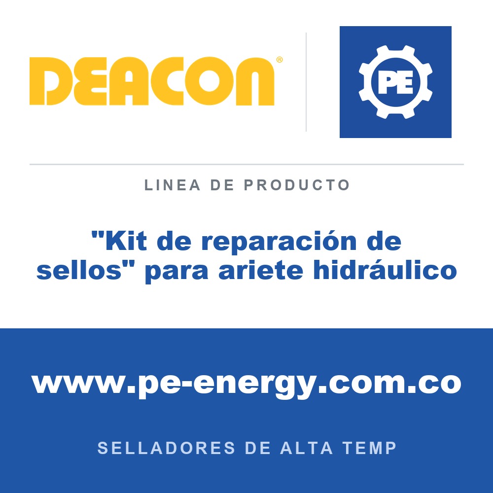 Deacon "Kit de reparación de sellos" para ariete hidráulico - Deacon "Kit de reparación de sellos" para ariete hidráulico