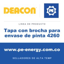 Deacon Tapa con brocha para envase de pinta 4260 - Deacon Tapa con brocha para envase de pinta 4260