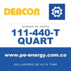 Deacon 111-440-T QUART - Sellador líquido inyectable Deacon 440-T